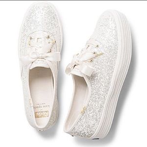 Keds for Kate Spade triple decker glitter sneaker